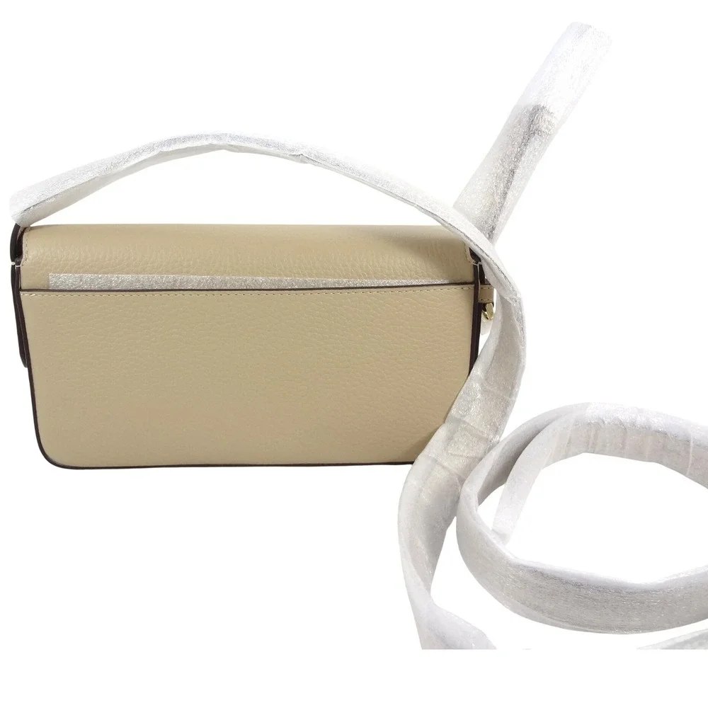 Kate Spade New York‎ Juliette Light Sand Pebbled Leather Crossbody KM565